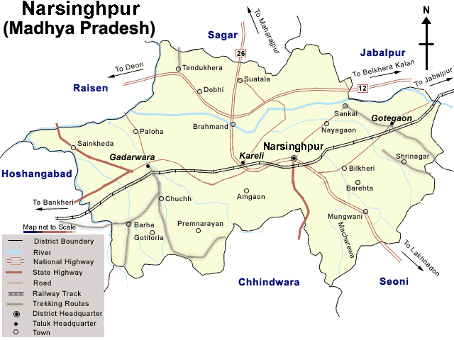 Narsinghpur Map