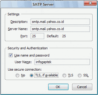 Setting SMTP Thunderbird smtp Kirim Email Pakai Thunderbird