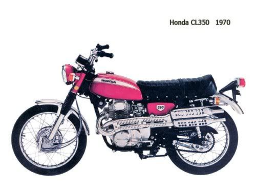 Honda 350 Motorcycle