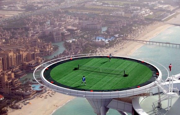 Lapangan Tenis Hotel Burj Al Arab Lapangan Tenis Hotel Burj Al Arab