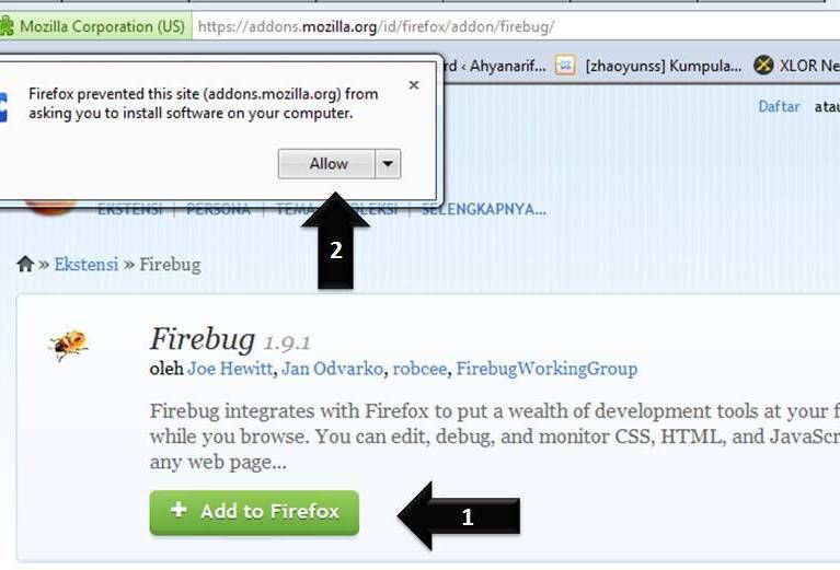 firebug Cara mengedit balance rekening
