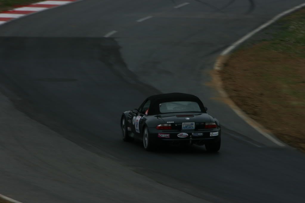 Driving out of the back side of Summit Point