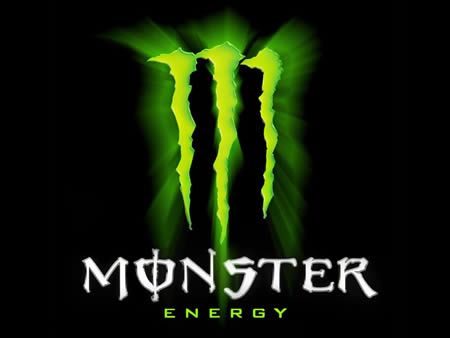 Monster Energy Stickers on Monster Energy