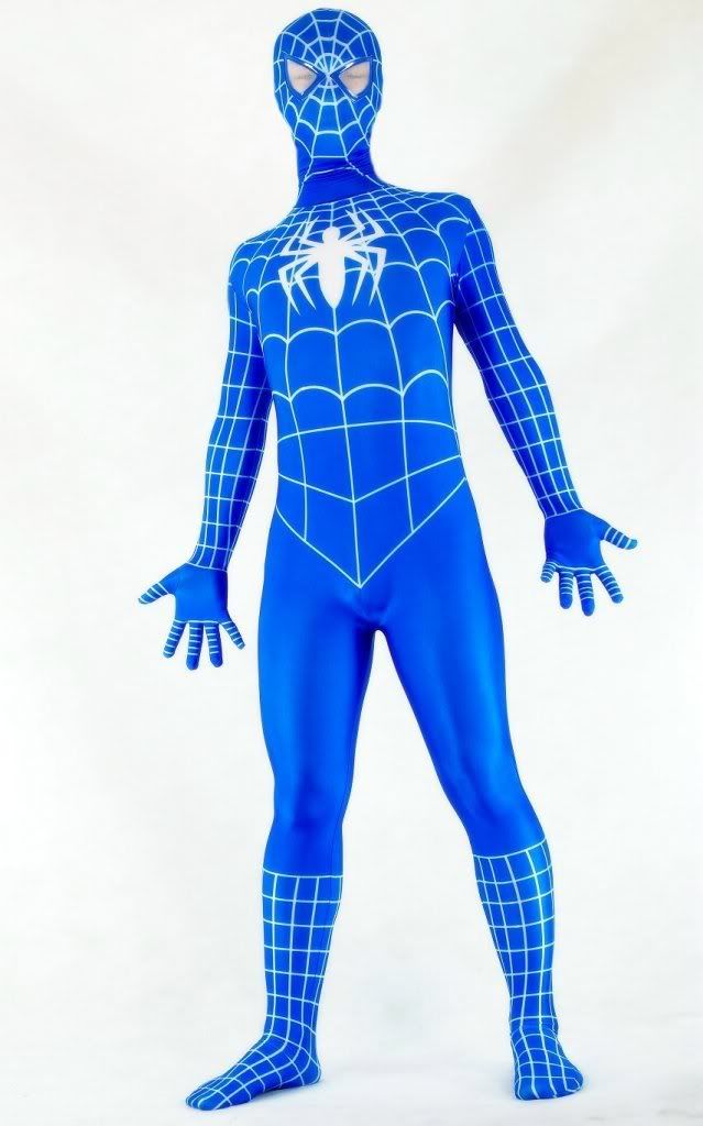 Blue Spiderman Costume