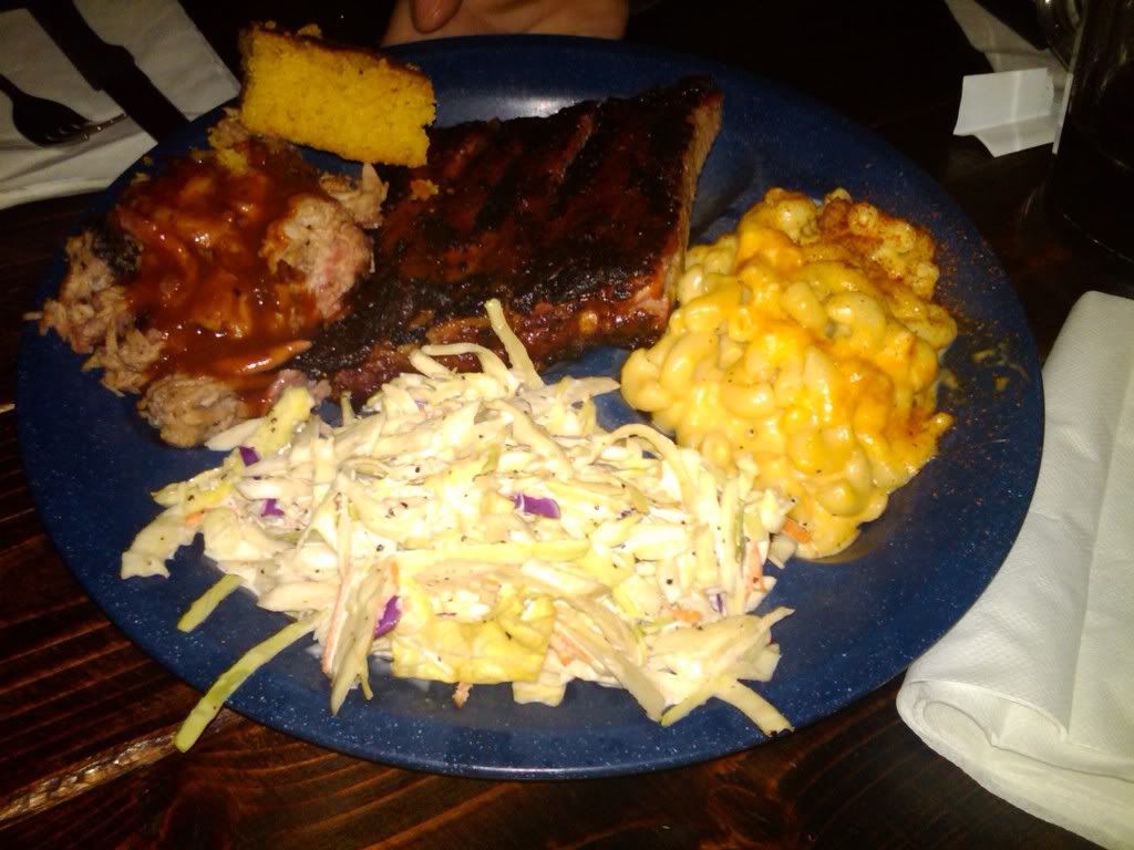 Pulled Pork and Ribs Combo