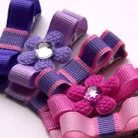 Pink and Purple NON SLIP Hair Clips