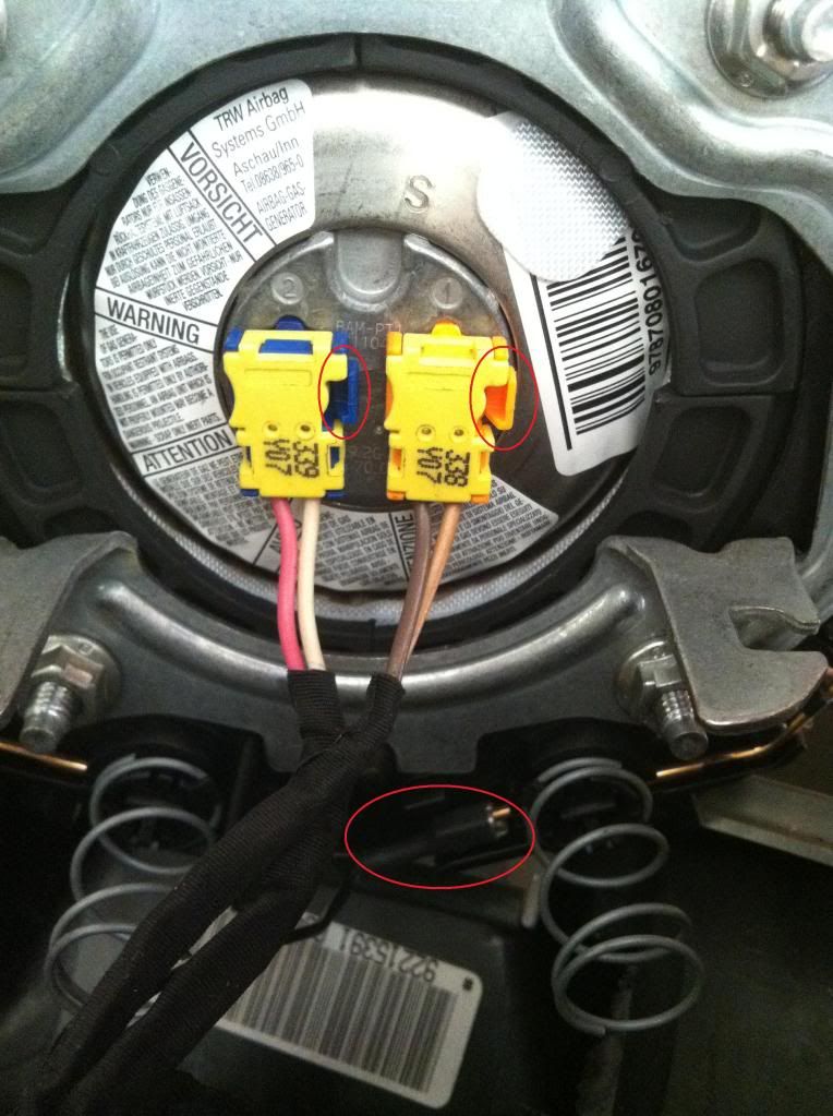 How to change a ve steering wheel.