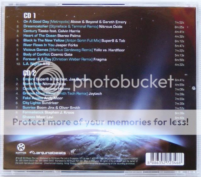 BEST TRANCE 2011 Tiesto Super8 Tab Above Beyond 2 CD  