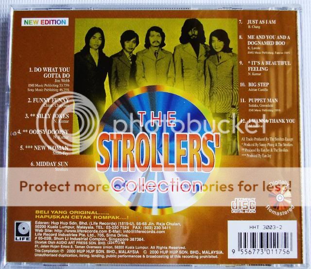 The Strollers Greatest Hits Collection CD New 60s Pop Malaysia Band 