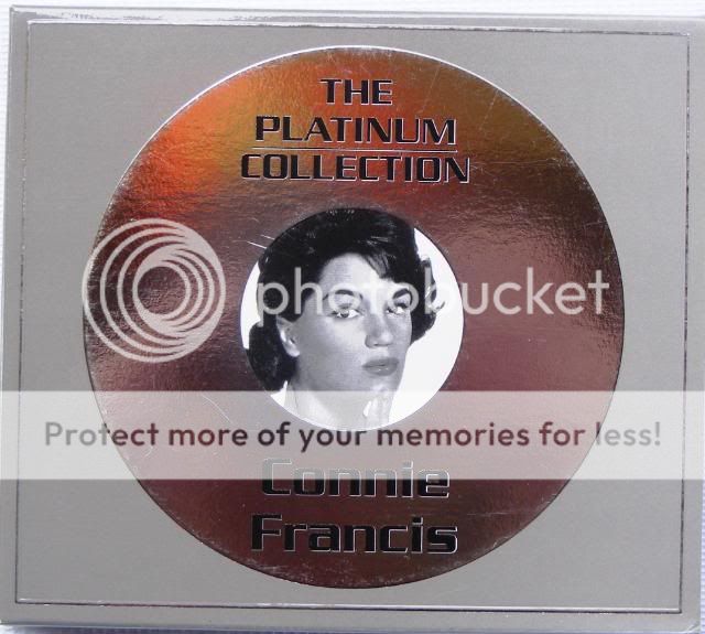 Connie Francis Platinum Collection Greatest Hits CD New Lyric Booklet