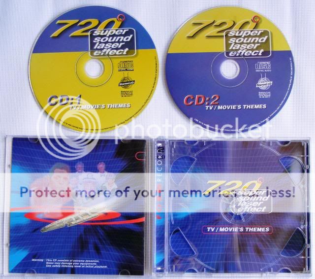 720 SUPER SOUND LASER EFFECT TV Movies Themes CD New  